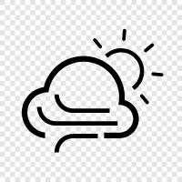 weather, forecast, Beaufort, high icon svg