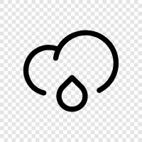 weather, clouds, precipitation, floods icon svg