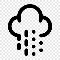 weather, clouds, thunder, rainbows icon svg