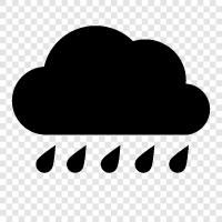 weather, precipitation, clouds, thunderstorms icon svg