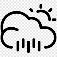 weather, forecast, flooding, heavy rain icon svg