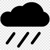 weather, drops, forecast, thunderstorm icon svg