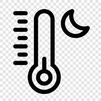 weather, weather conditions, heat, cold icon svg