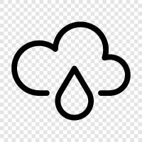 weather, clouds, precipitation, thunderstorms icon svg