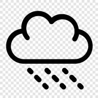 weather, clouds, water, precipitation icon svg