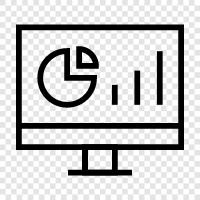 web analytics, Google analytics, Yahoo! analytics, Facebook analytics icon svg