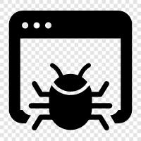 Web Bugging, Web Bugging Software, Web Bugging Tools, Web icon svg