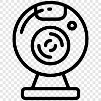 webcam, online camera, video camera, photo camera icon svg