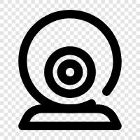 webcam software, webcam recorder, webcam streaming, webcam chat icon svg