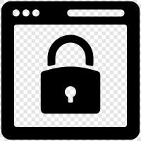 Website Security icon svg