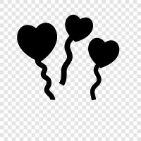 wedding balloon, birthday balloon, love balloon delivery, Love balloon icon svg