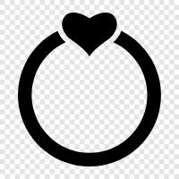 wedding bands, wedding ring set, wedding ring, wedding band set icon svg