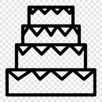 wedding cake, birthday cake, christmas cake, large cake icon svg