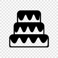 Wedding Cakes, Cake, Wedding Cake Ideas, Wedding Cake Decor icon svg