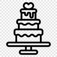 wedding gift, wedding favor, wedding decor, wedding cakes icon svg