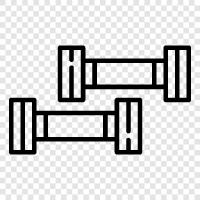 weight, resistance training, muscles, toning icon svg