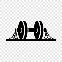 weightlifting, muscle, workout, bench press icon svg