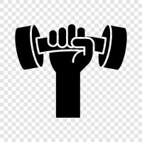 weightlifting, strength training, bodybuilding, fitness icon svg