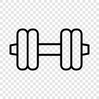 weights, resistance, strength, muscle icon svg