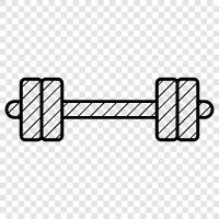 weights, strength training, muscle, workout icon svg