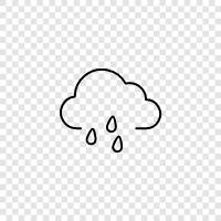 wet, umbrella, forecast, umbrellas icon svg