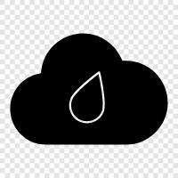 wet, cloudy, stormy, miserable icon svg