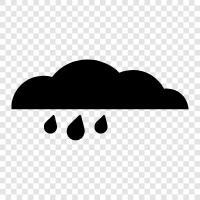 wet, cloudy, stormy, dismal icon svg