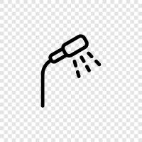 wet, bathroom, showering, bathroom shower icon svg