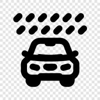 wet car, car rain, car raincoat, car rain suit icon svg