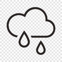 wet, weather, precipitation, humidity icon svg