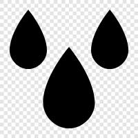 wet, precipitation, thunderstorm, gloom icon svg