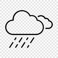 wet, precipitation, thunderstorm, hurricane icon svg