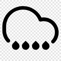 wet, cloudy, thunder, lightening icon svg