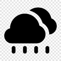 wet, storm, heavy, precipitation icon svg