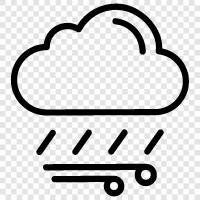 wet winds, thunderstorms, tornado, severe weather icon svg