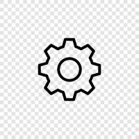 wheel, gear, motor, axle icon svg