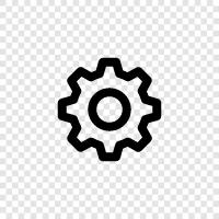 wheel, cog wheel, gear, machinery icon svg