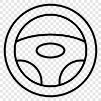 Wheel, Car, Driving, Manual icon svg