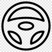 Wheel, Driving, Car, Automobile icon svg