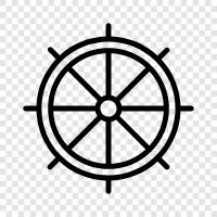 Wheel, Driving, Car, Gear icon svg