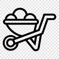 wheelbarrow for sale, wheelbarrow for rent, wheelbarrow icon svg