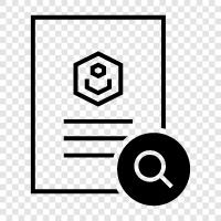 where to find, search for documents, Locate Document icon svg