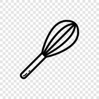 whisking, whisking cream, whipped cream, Whisk icon svg