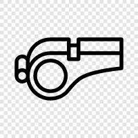 whistle, whistle. wind, music, noise icon svg