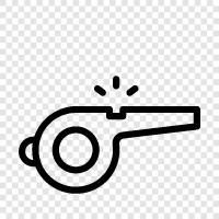 whistle, whistle. wind, whistling, noise icon svg