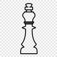 white, king, chess, game icon svg