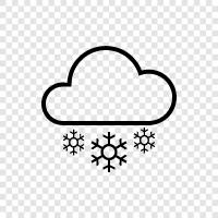 white, fluff, powder, rain icon svg