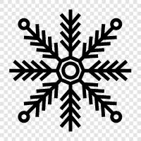 white, snow, snowflake, winter icon svg