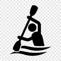 whitewater, wilderness, camping, paddling icon svg