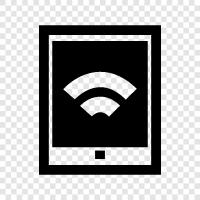 Wifi enabled Tablet, Wifi, Wifi Tablet icon svg